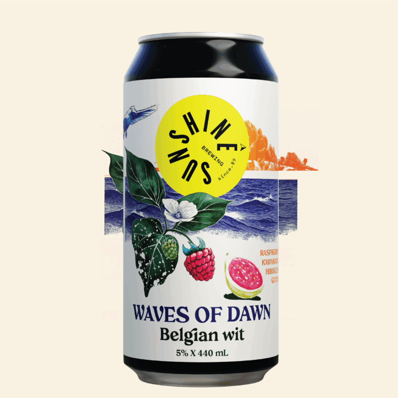 NEW RELEASE - WAVES OF DAWN - Belgian wit 440ml