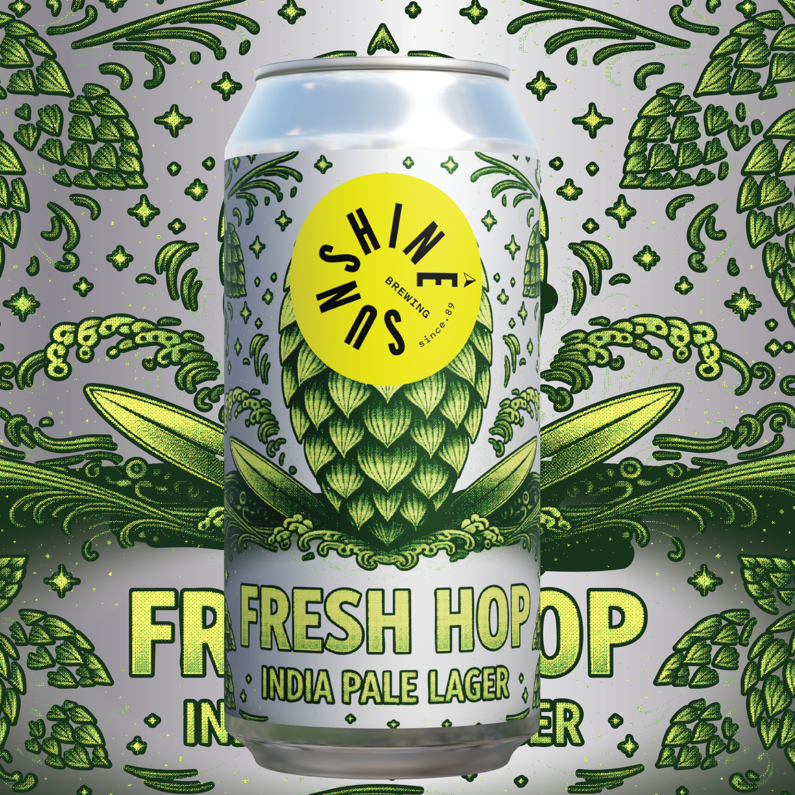 A NEW RELEASE - Fresh hop India Pale Lager 440mL